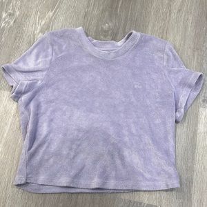 Aritzia/tna baby tee lavender